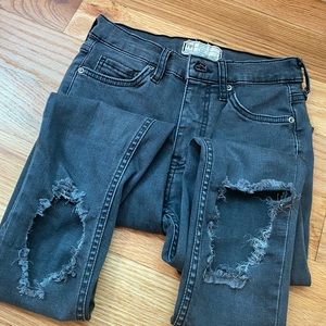 Black free people jeans